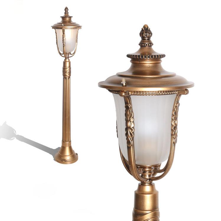 Европска лампа за тревник, алуминиумска антирунда и водотпорна садовна лампа за осветлување тревник