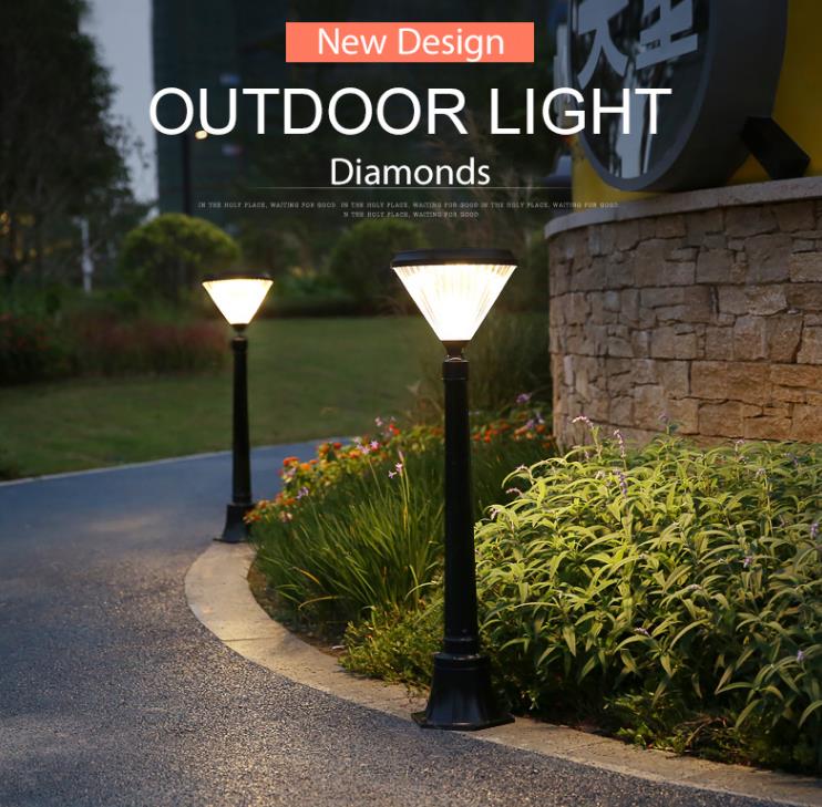 Висока ефикасност и енергетска заштеда на надворешни пејзажни градински ламби, водотпорна IP65 LED соларна лампа